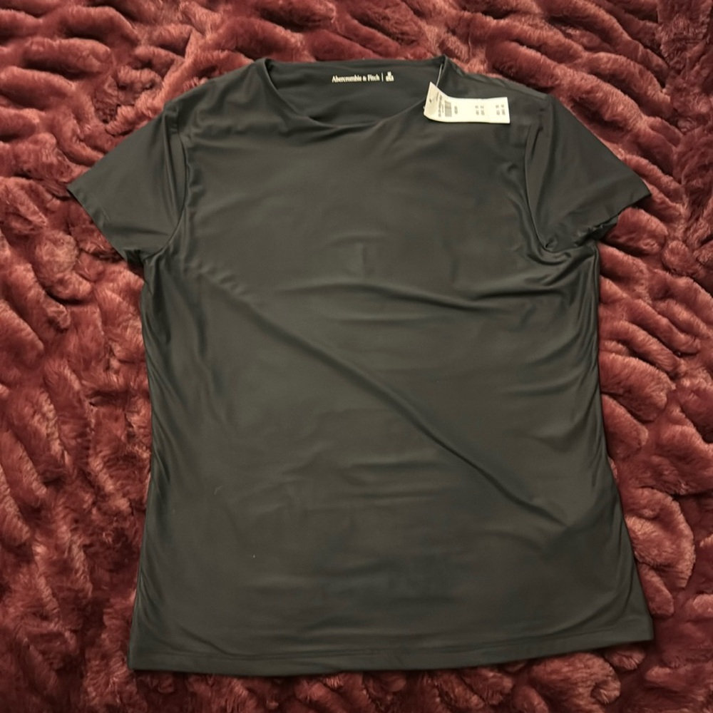Abercrombie short sleeve stretchy top
